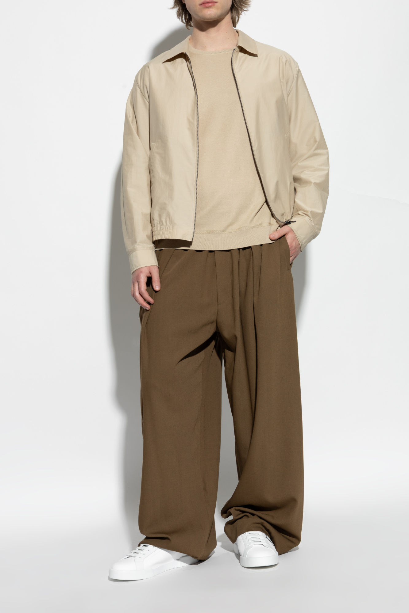 DOLCE & GABBANA コーデュロイパンツ 48 ベージュ Dolce & Gabbana 